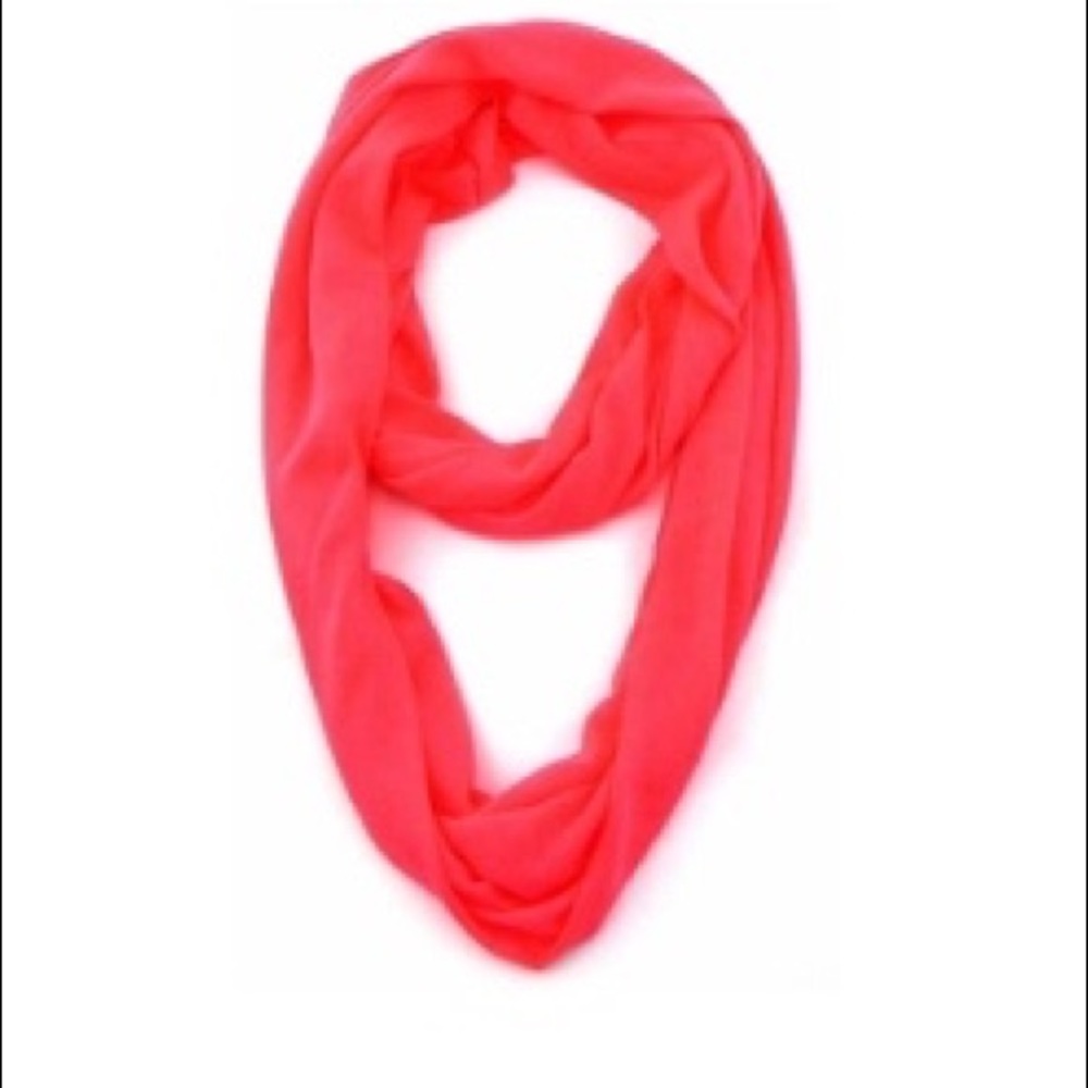 Neon Pink Infinity Scarf